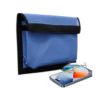 Self Adhesive Heavy Duty Organizer - Marine Storage Bag with Hook Loop, Nautical Cabin Cockpit Console Accessory | Safe Yacht Trailer Bag for Holiday Boating at Sea, Blue, verwijzen naar de