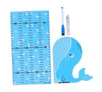Self-Adhesive Height Chart Wall Sticker Blue Eva Animal