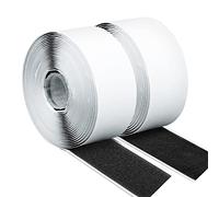 Self Adhesive Hook and Loop Tape,5M X 50 mm Width Heavy Duty Sticky Fastening Tape, Double-Sided Sticky Tape Backed Fastening Tape, Double Sided and Removable Ideal for Home, Office & DIY Crafts