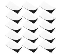 Self Adhesive Hook and Loop Tape Fasteners 15 Sets | Nylon and Poly Blend Material, Repositionable Fixing, No Drilling, Suitable for Teachers, Storage, Postcards