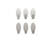 Self Adhesive Hooks Sticky Wall No Drill Hooks Removable Peel and Stick on Over Door Removable Hanger Bathroom Kitchen Hall Sticky Metal Stainless Coat Towel Key Hat Wall Mounted Heavy Duty(6pcs)