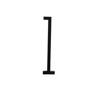 Self Adhesive House Numbers Door Stickers Black 4 Inch 10cm Modern Address Mailbox Number for Outside Signs Plaques Stick On, Exterior Decorative, for Street Yard Room(1)
