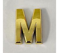 Self Adhesive House Numbers Stickers 2/3/4 Inch Modern ABS Door Number Golden Mailbox Address Letters Sign, for Room Wall Decor Office Apartment Hotel Cafe Garden Yard Street(M,3In)
