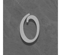 Self Adhesive House Numbers Stickers 2/3/4 Inch Modern Acrylic Door Number Golden/Silver/Black Mailbox Address Sign, for Room Wall Decor Hotel Apartment Cafe Office Garden Yard(Silver 0,2In)