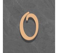 Self Adhesive House Numbers Stickers 2/3/4 Inch Modern Acrylic Door Number Golden/Silver/Black Mailbox Address Sign, for Room Wall Decor Hotel Apartment Cafe Office Garden Yard(Gold 0,2In)