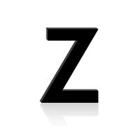 Self Adhesive House Numbers Stickers 3/4/5 Inch Modern Acrylic Door Number Letters Black Mailbox Address Sign Exterior Decorative, for Apartment Room Office Wall Decor Hotel Cafe Garden(Z,3In)