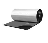 Self-Adhesive Insulating Mats Car Sound Deadener Mat Car Hood Pad Automotive Dampening Mat Car Truck Hood Engine Heat Insulation Closed Cell Foam for Floors, Roofs, Garage Doors(10mm)