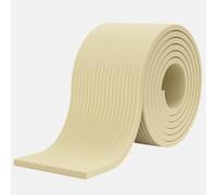 Self-adhesive insulation for pipes, insulation tape with foam, pipe insulation for wrapping, anti-condensation and energy saving protection, foam insulation (beige)