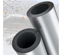 Self-Adhesive Insulation Tubing with Pre-Cut Aluminum Foil Layer, Suitable for Outdoor Winter Irrigation Systems and Sprinkler Installations Irrigation Freeze Protection(108mm*3cm*0.95m)