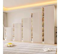 Self-Adhesive Kitchen Curtain with Sliding Tracks Short Window Drapes for Under-Sink 120x180cm Modern Kitchen Decor Easy Install Privacy Shielding