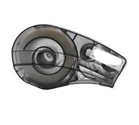 Self-adhesive Label 19.1mmx6.4m 0.75" x21' Compatible With Brady M210 M211 M210 LAB Printer With Chip(Black on Clear x10)