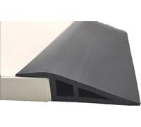 Self-Adhesive Laminate Floor Transition Strip, Flexible Rubber Threshold Ramp for Smooth Flooring Edges, Ideal for Slopes and Uneven Surfaces