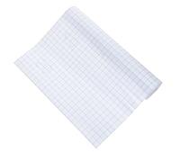 Self-Adhesive Laminating Vinyl Roll with Grid Lines for Crafts | PET Vinyl, Crystal Finish, Heat-free Application, Protective Overlay for Labels, Paper Projects, Walls