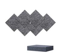 Self Adhesive Large Cork Board Alternative: 47"x25" 12 Pack Felt Wall Tiles Vision Board Cork Wall Tiles for Home Office Pin Board Tack Board