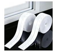 Self-Adhesive Light Blocking Strips, 5M Cuttable Window Gap Blockers for Blinds & Shades, 4 Colors(White,W4.5 cm (1 3/4"))