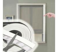Self-Adhesive Light Blocking Strips, 5M Cuttable Window Gap Blockers for Blinds & Shades, 4 Colors(White,W2.5 cm (1"))