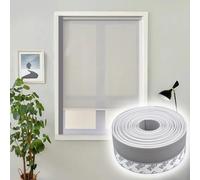 Self Adhesive Light Blocking Strips, Flexible Silicone Window Light Blocker, 4.5cm Widen Side Blackout Blocker Tapes for the Gap of Roller Shade(Gray)