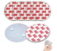 Self-Adhesive Magnetic Smoke Detector Mount, Pack of 5.70 mm Diameter, Quick and Secure Installation, No Drilling or Screws, Suitable for Fire Detectors and Smoke Detectors