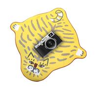 Self Adhesive Makeup Bag, Protective Cosmetic Pouch, Wrapping Roll Washable Reusable Tiger Design for Lunch Box Tablets Home Travel Women Men