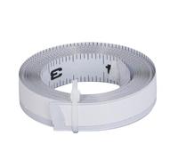 Self Adhesive Measuring Tape, Carbon Steel Imperial Scale Workbench Ruler, Right to Left Sticky Measure Tape with Adhesive Backing for Woodworking, Saw, 12FT 144inch
