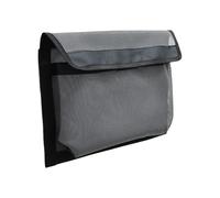 Self Adhesive Mesh Boat Bag - Storage Organizer With Hook And Loop Boat Accessories | Travel Equipment Storage Solution For Cabin Cockpit Console Rem, Grey, Se référer au descriptif, Refer to