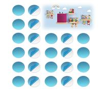 Self-Adhesive Metal Plates for Tonie Figures, 100 Strong Sticker Metal Discs Base for Magnets Sound Toys Tonie Figure Accessories - Decorate the Children's Room with Tonies