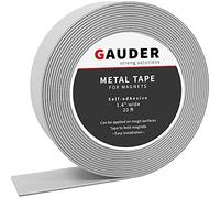 Self-Adhesive Metal Tape | Thin Metal Strips for Magnets, Tonies