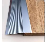 Self-Adhesive Metal Threshold Ramp - Durable Transition Strip for Wheelchair Access and Carpet Edge Gap Cover