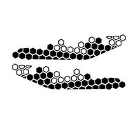 Self-Adhesive Motorcycle Sticker - Honeycomb Reflective Design, 2pcs Decorative Light Decals | Stylish Enhancement with Outdoor Riding Setup, Gift for Family Friends Car Lovers, Safety Enhance