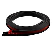 Self Adhesive Moulding Trim, Caulk Strip, PVC Edge Banding, Peel and Stick Flexible Molding, U Shape Protector(Grey,16mm)(Black,18mm)