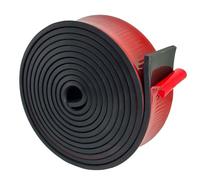 Self Adhesive Neoprene Rubber Strips Neopre with Adhesive Backing Solid Rubber Rolls for DIY Gaskets, Crafts, Pads, Flooring Protection, Supports, Leveling (50mm(W) x5mm(T) x3m(L))