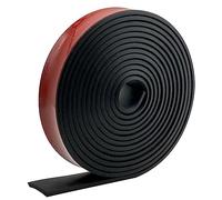 Self Adhesive Neoprene Rubber Strips Neopre with Adhesive Backing Solid Rubber Rolls for DIY Gaskets, Crafts, Pads, Flooring Protection, Supports, Leveling (25mm(W) x3mm(T) x3m(L))