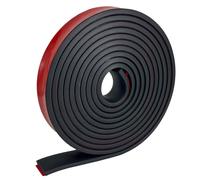 Self Adhesive Neoprene Rubber Strips Neopre with Adhesive Backing Solid Rubber Rolls for DIY Gaskets, Crafts, Pads, Flooring Protection, Supports, Leveling (25mm(W) x5mm(T) x3m(L))