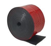 Self Adhesive Neoprene Rubber Strips Neopre with Adhesive Backing Solid Rubber Rolls for DIY Gaskets, Crafts, Pads, Flooring Protection, Supports, Leveling (50mm(W) x1.5mm(T) x3m(L))