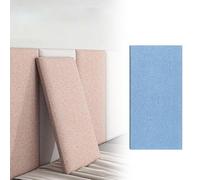 Self-Adhesive Padded Wall Panels for Bedroom and Living Room Decor - Anti-Collision Protection and Upholstered Headboard Solution