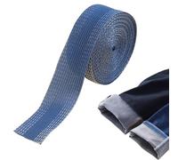 Self-Adhesive Pants Mouth Paste - 5M Bulk Iron-On Fabric Fusing Tape, Washable Heavy Duty No-Sew Hemming Tape for Suit Trousers, Jeans, Skirts & Curtains | Premium 2.4cm Wide Heat-Activated Web