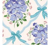 Self Adhesive Peel and Stick Wallpaper 45x300cm coquette flowers Colorful seamless grandmillennial for greetings Wall Paper Roll Waterproof Removable Contact Paper Vinyl Wrap for Furniture Living Room