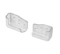 Self Adhesive Phone Holder - Wall Mounted Rack for Cell Phones & Remotes | 2-Pack Punch-Free Storage Organizer for Bedside, Bathroom, or Office | Compact Wall Shelf for Mobile Charging and Accessories