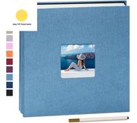Self Adhesive Photo Album 28 27Cm Magnetic Scrapbook Album with Window