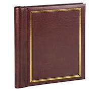 Self Adhesive Photo Album - Personalize Your Fotoalbum with Different Sized Pictures - Easy to Fill & Long Lasting Large Photograph Album - Gift Idea for Family & Friends (Brown, 60 Pages, 30 Sheets)