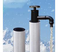 Self-Adhesive Pipe Insulation Foam Tube Freeze Protection, ID22/34/48/60/76/89/120MM Foam Tubing Wrap Roll, Hollow Pipe Cover for AC Unit,Outdoor Winter Irrigation, Sprinkler(ID108mm T30mm L95cm)