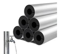 Self-Adhesive Pipe Insulation Foam Tube, ID16/20/22/27/34/43/48/60 /76/89/108/110/114mm Heat Preservation Foam Tube, Pipe Cover Wrap Roll for Outdoor Winter Protection(ID110mm*T30mm*95cm)