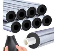 Self-Adhesive Pipe Insulation Foam Tube, ID16-273mm Pipe Cover Wrap Roll, Hollow Pipe Cover For AC Unit, Guitar Stands, Exercise Machine Handle/Roof Rack(ID34mm*T30mm*95cm)