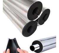 Self Adhesive Pipe Insulation, High-Density Foam Tube, Flexibility Foam Pipe Covers for Domestic Heating Solar Water Pipe Construction, 16/22/32/48/60/89/114mm((ID) 27MM x (TK) 30MM x (L) 0.95M)