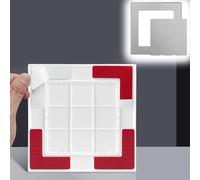 Self-Adhesive Plastic Access Panel, Concealed Plumbing, Inspection Hatch, Residential, Commercial, and Service Hole Cover(Gray,200x200mm)