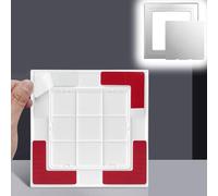 Self-Adhesive Plastic Access Panel - Invisible Plumbing Inspection Hatch for Residential Commercial Walls & Ceilings(Silver,200x200mm)