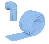 Self Adhesive Plumbing Hider Sponge Tape, Pipe Covers for Outside Bathroom Basement, for Hose Pipes HVAC Air Conditioning, Soft Foam Pipe Cover Tape with Strong Adhesive Backing(Blue,3pcs)