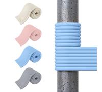 Self Adhesive Plumbing Hider Sponge Tape, Pipe Insulation Adhesive Strip Can Reduce Collisions, Soft Foam Pipe Cover Tape with Strong Adhesive Backing, for Pipes of Various Diameters(Blue,1pcs)