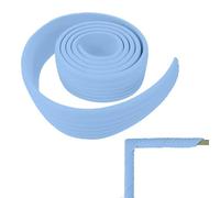 Self Adhesive Plumbing Hider Sponge Tape, Pole Padding Plumbing/Garage Pole/Basketball Hoop Wrap Padding, Each Piece 2m in Length, Foam Tape for Free Cutting Duct Aesthetics(Blue,1pcs)