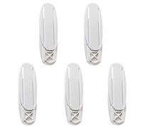 Self Adhesive Power Strip Fixator Punch-Free Wall-Mounted Power Strip Holder Mount Simplest Holder Mount for Remote Control Router Computer Kitchen Home and Office.(5 Pcs)